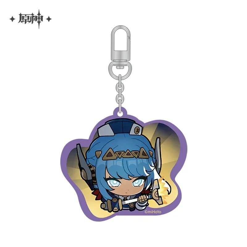Genshin Impact Nod-Krai Chibi Emojis Series Acrylic Keychain - Image 2