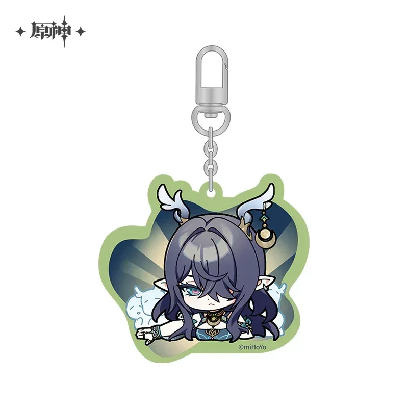 Genshin Impact Nod-Krai Chibi Emojis Series Acrylic Keychain - Image 3