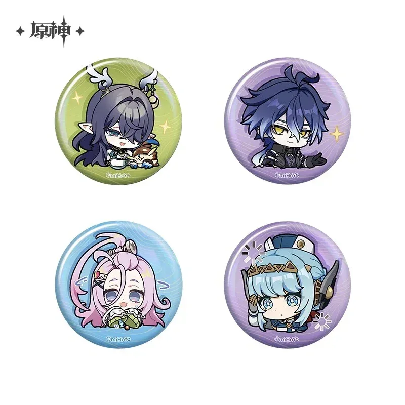 Genshin Impact Nod-Krai Chibi Emojis Series Badge