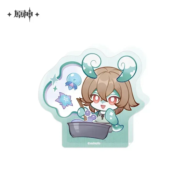 Genshin Impact Offline Store Theme Series Melusine Chibi Thick Acrylic Ornaments - Image 9