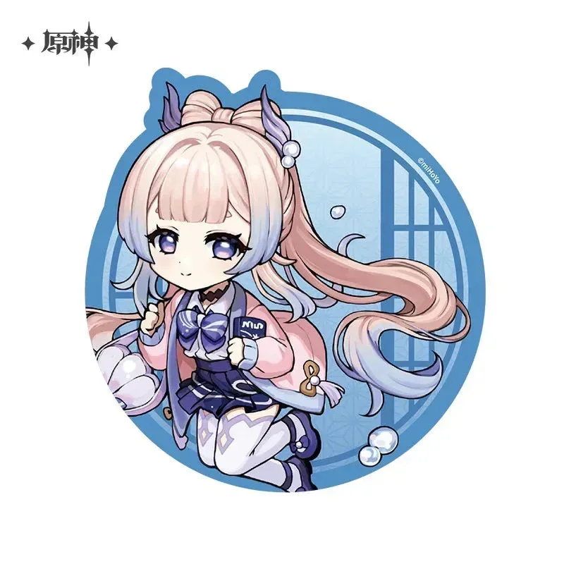 Genshin Impact Picnic Theme Chibi Character Series Mousepad - Image 6