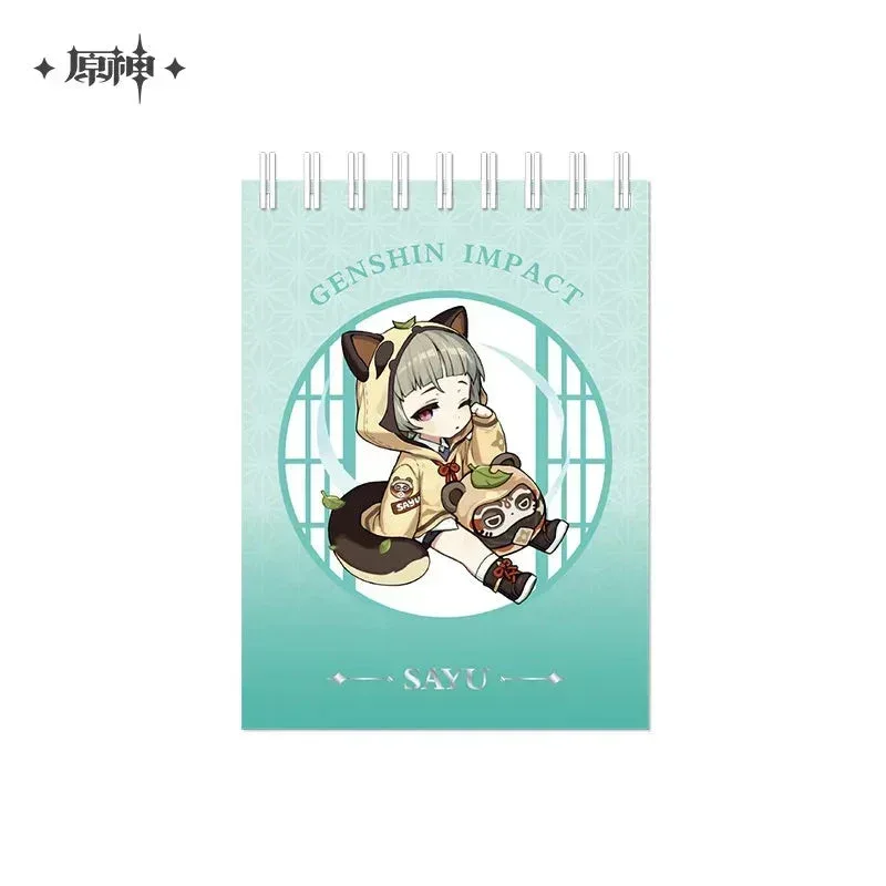 Genshin Impact Picnic Theme Chibi Character Series Spiral Notebook - Image 2