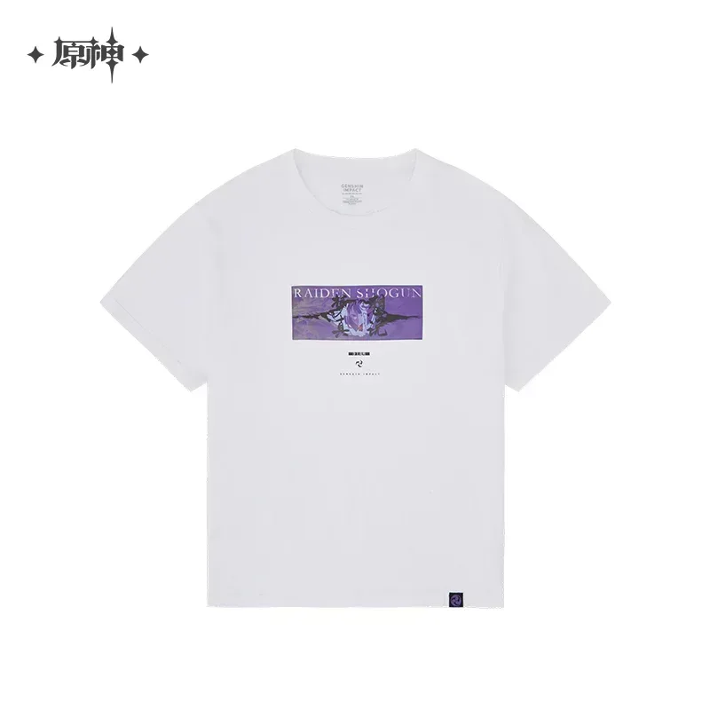 Genshin Impact Raiden Shogun Plane of Euthymia T-shirt - Image 4
