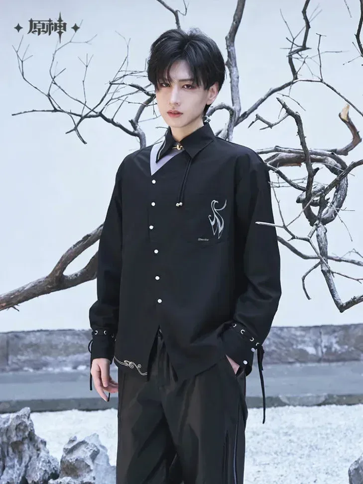 Genshin Impact Shenhe Theme Impression Series Casual Shirt - Image 3