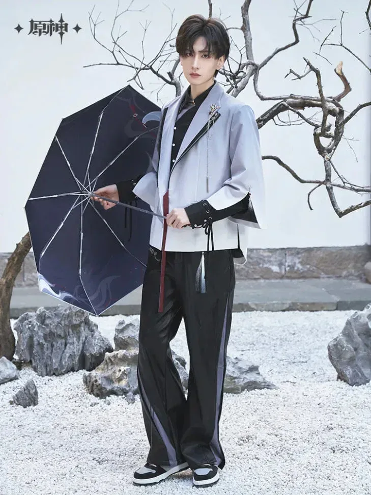 Genshin Impact Shenhe Theme Impression Series Folding Umbrella - Image 2
