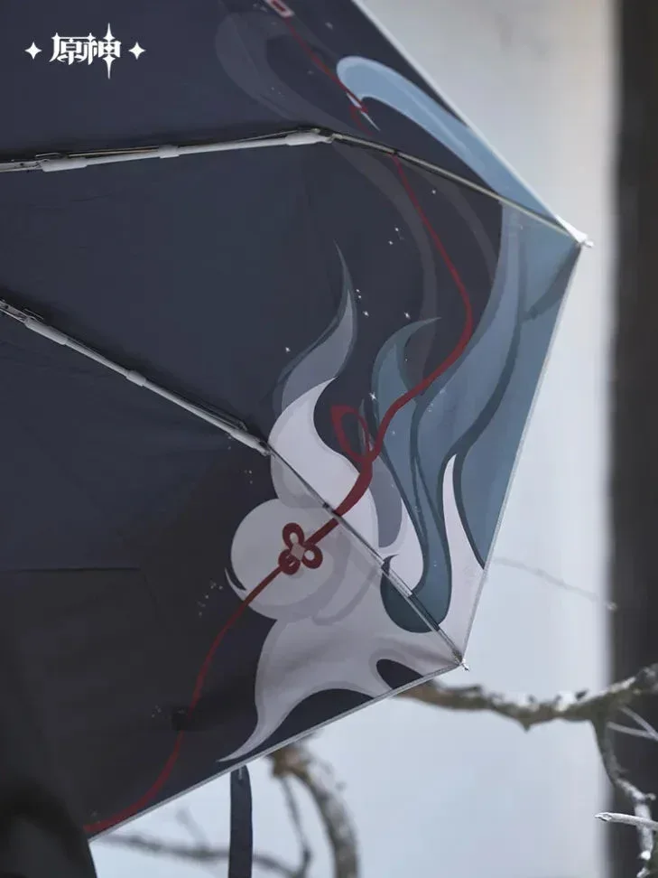 Genshin Impact Shenhe Theme Impression Series Folding Umbrella - Image 4