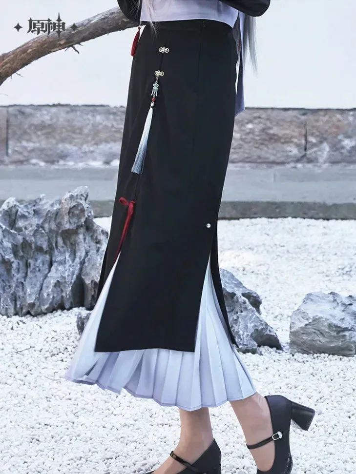 Genshin Impact Shenhe Theme Impression Series Half Skirt - Image 3