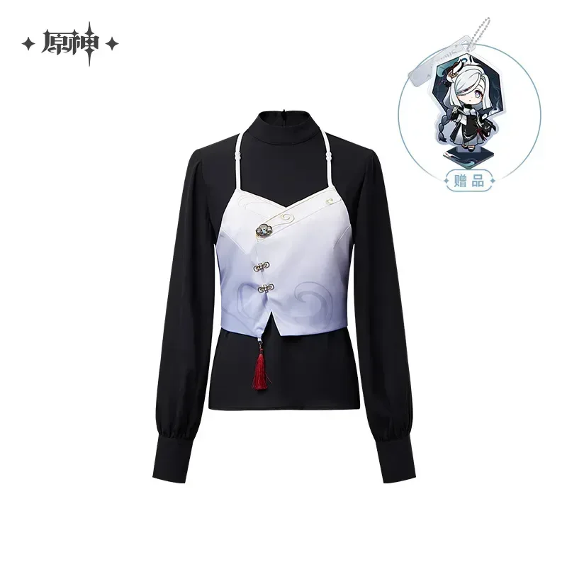 Genshin Impact Shenhe Theme Impression Series Tank Top Set - Image 9