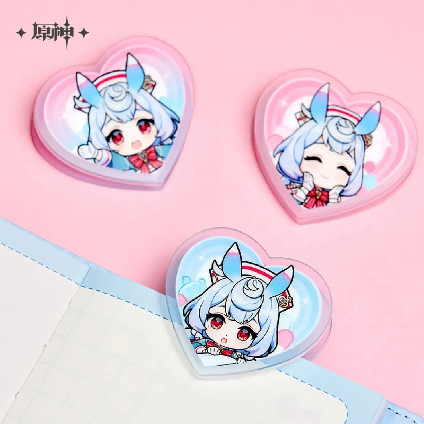 Genshin Impact Sigewinne Daily Thoughts Notebook Acrylic Clip - Image 5