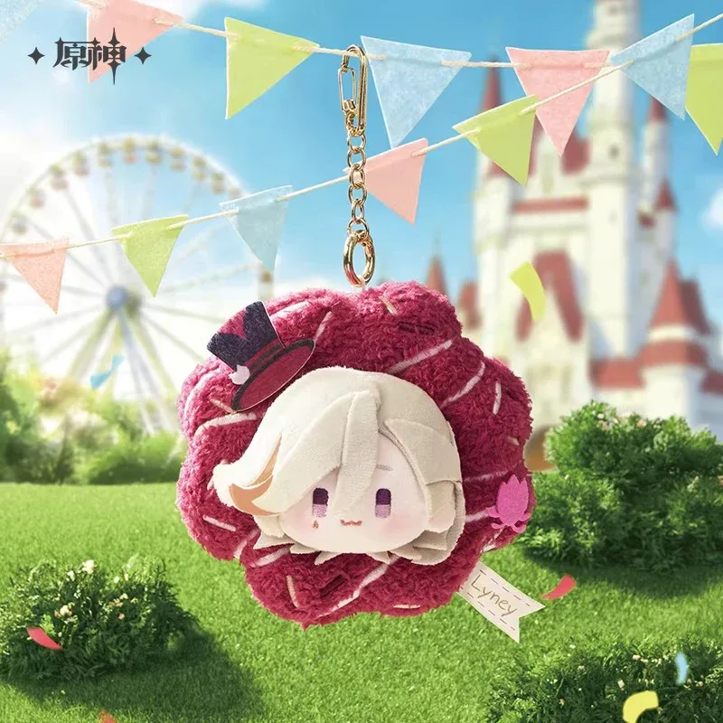 Genshin Impact Spring Blossom Tales Series Floral Wreath Plush Keychain - Image 3