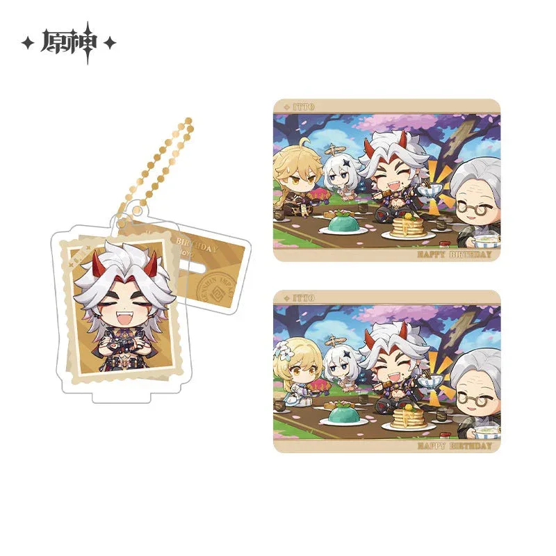 Genshin Impact Capturing the Good Times Series Stand Keychain& Collection Card - Image 19