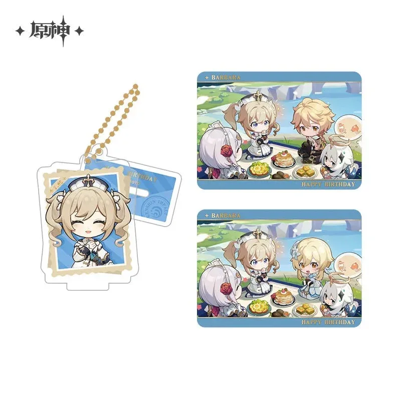 Genshin Impact Capturing the Good Times Series Stand Keychain& Collection Card - Image 26