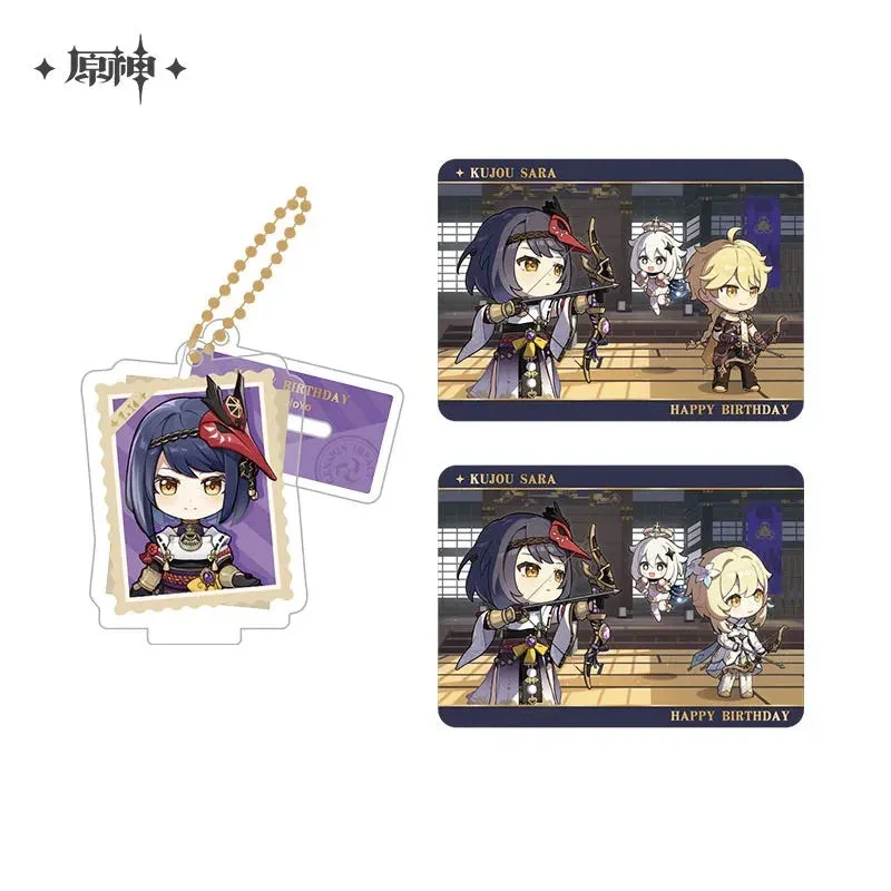 Genshin Impact Capturing the Good Times Series Stand Keychain& Collection Card - Image 28