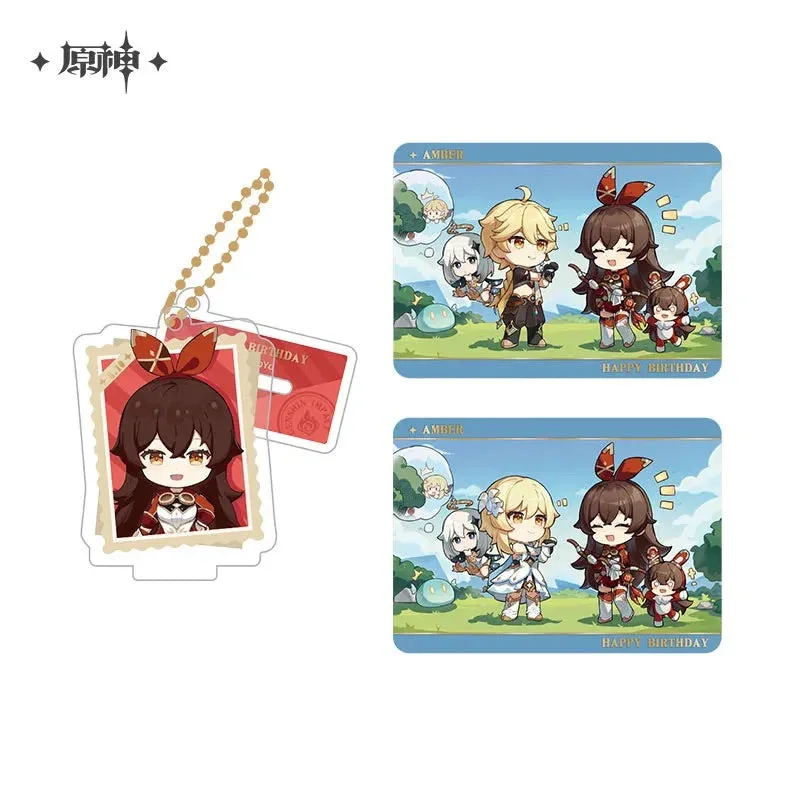 Genshin Impact Capturing the Good Times Series Stand Keychain& Collection Card - Image 35