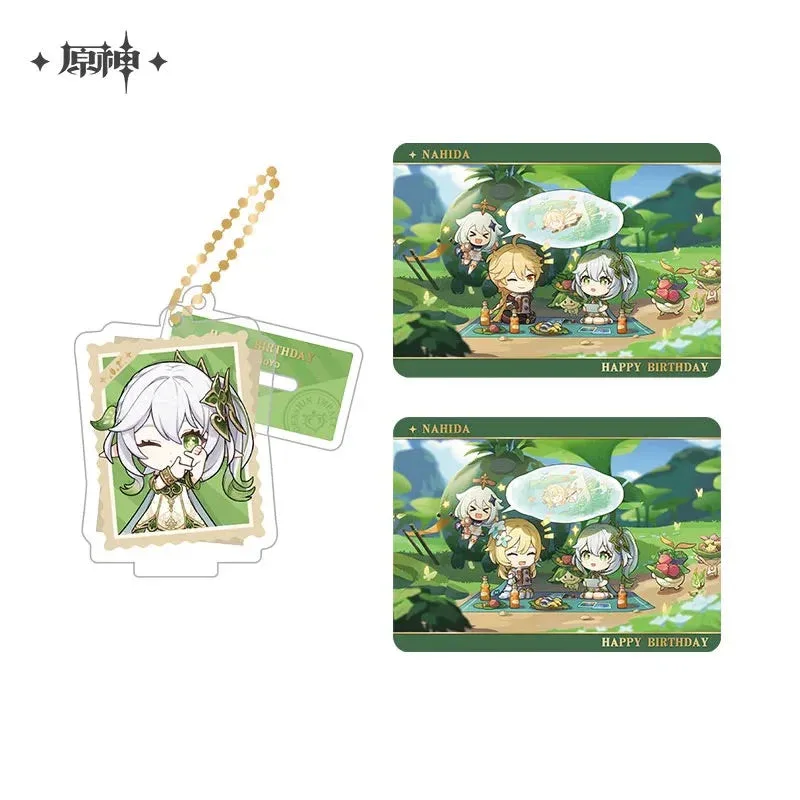 Genshin Impact Capturing the Good Times Series Stand Keychain& Collection Card - Image 41