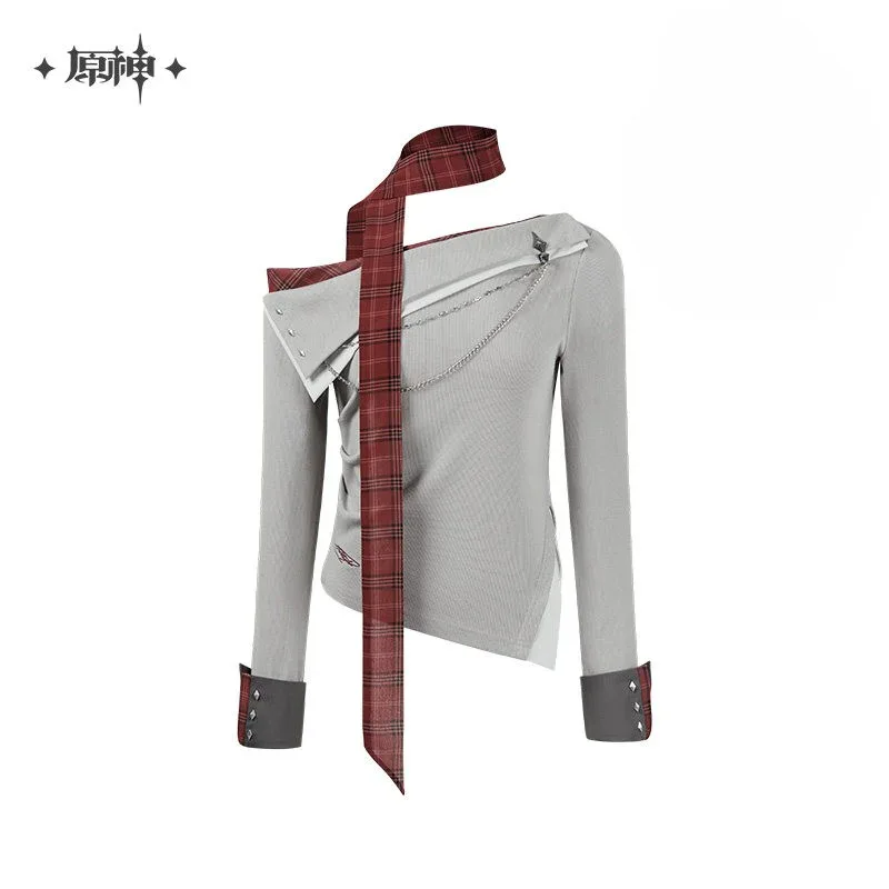 Genshin Impact Tartaglia Theme Impression Series Asymmetrical Long-Sleeve Knitwear - Image 10
