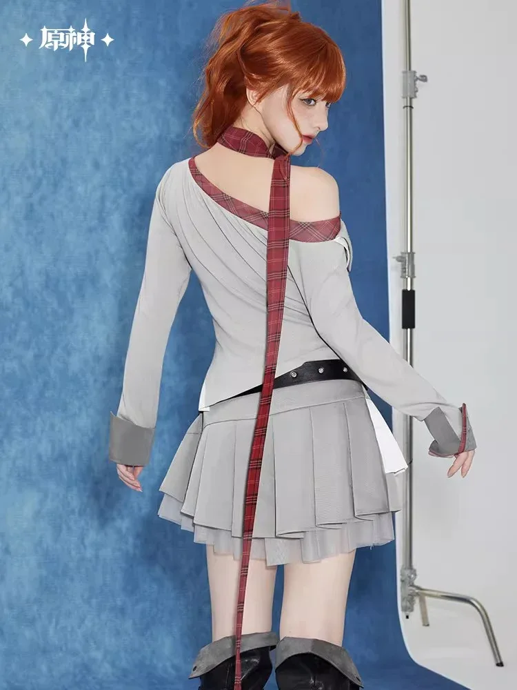 Genshin Impact Tartaglia Theme Impression Series Asymmetrical Long-Sleeve Knitwear - Image 3