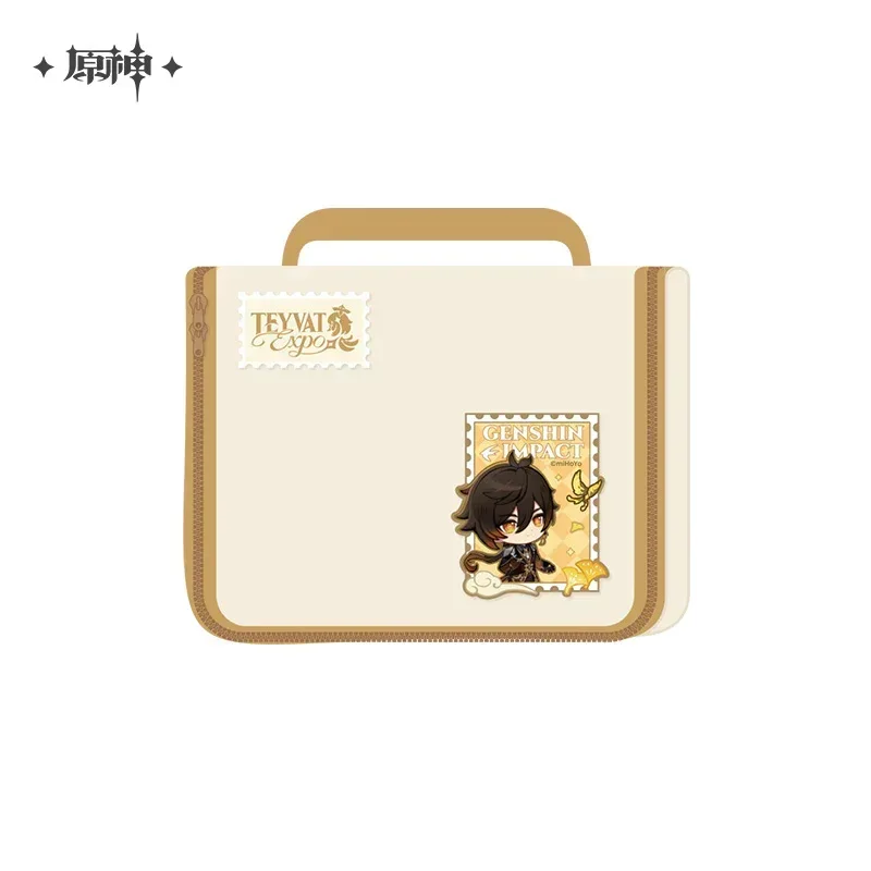 Genshin Impact Teyvat Theme Series Toiletry Bag Velcro Luggage Tag - Image 12