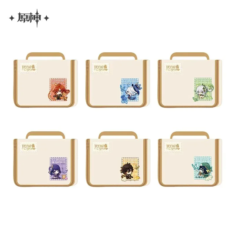 Genshin Impact Teyvat Theme Series Toiletry Bag Velcro Luggage Tag - Image 2