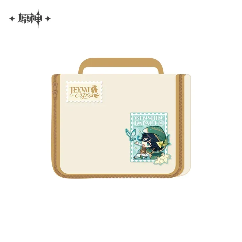 Genshin Impact Teyvat Theme Series Toiletry Bag Velcro Luggage Tag - Image 4