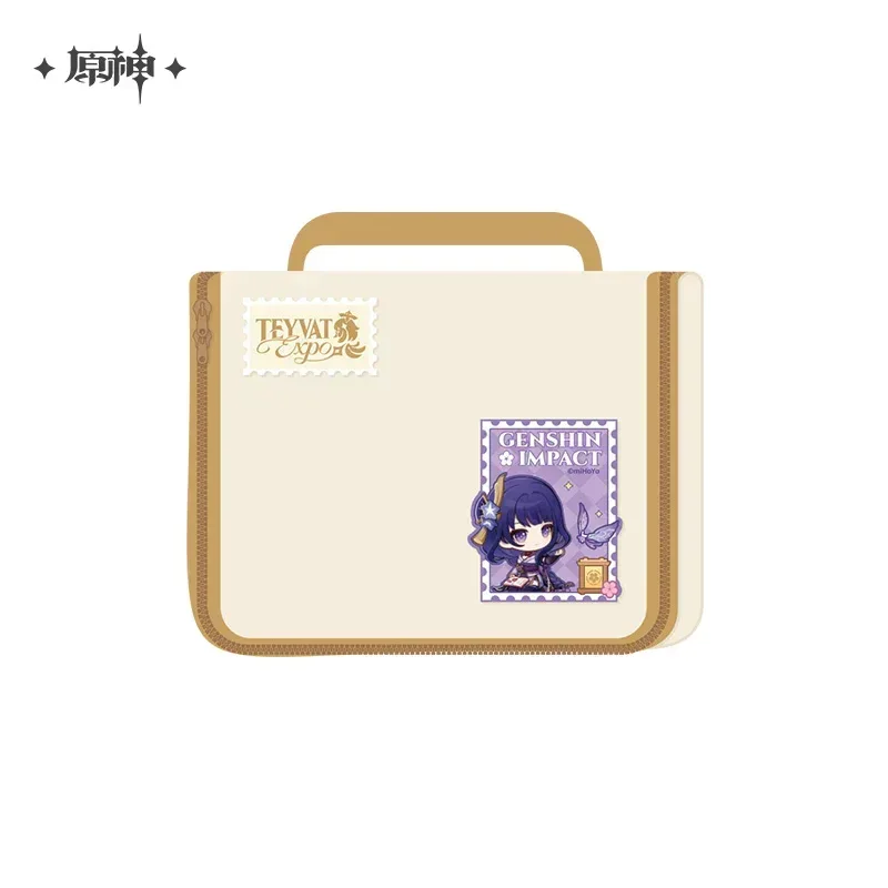 Genshin Impact Teyvat Theme Series Toiletry Bag Velcro Luggage Tag - Image 5