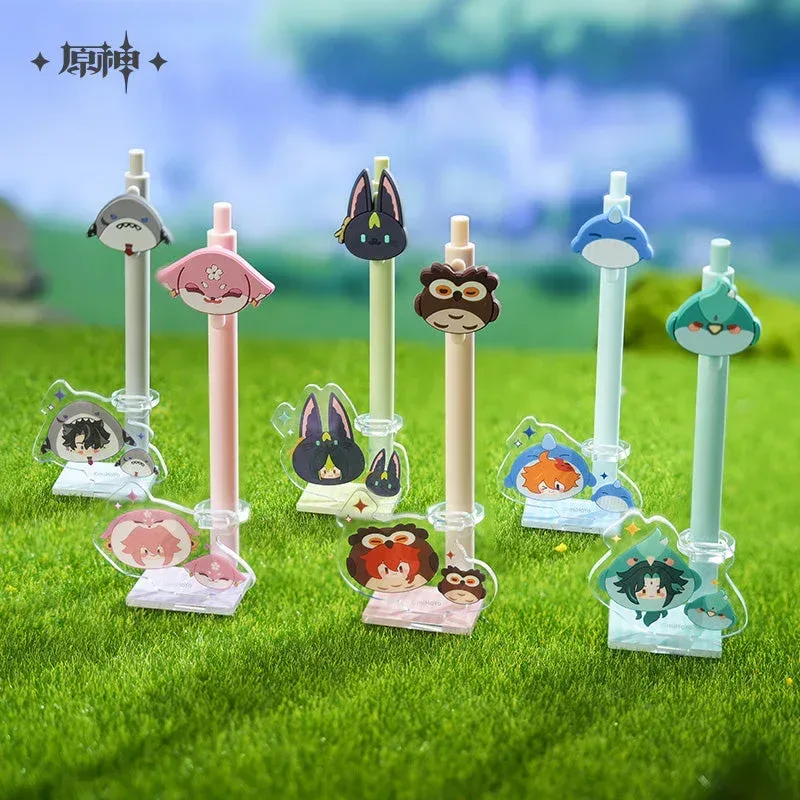 Genshin Impact Teyvat Zoo Theme Series Gel Pen (2 pcs) - Image 2