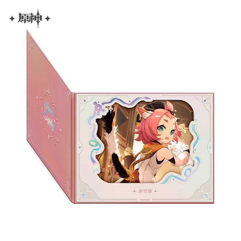 Genshin Impact The Day of Destiny Series Flip Page Window Shikishi Cardboard 2025 - Image 4