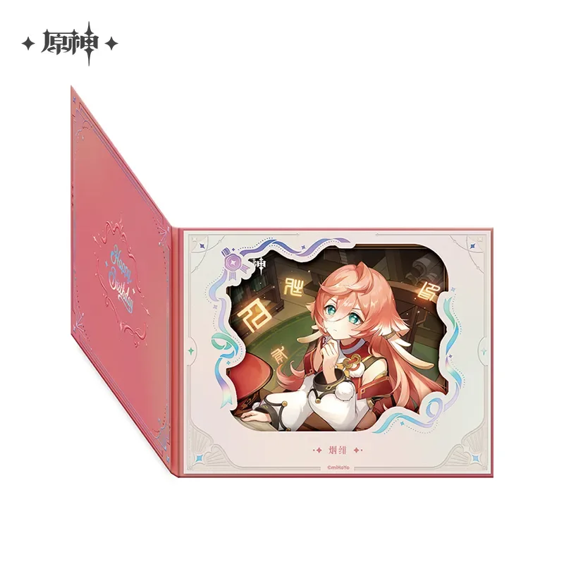 Genshin Impact The Day of Destiny Series Flip Page Window Shikishi Cardboard 2025 - Image 46