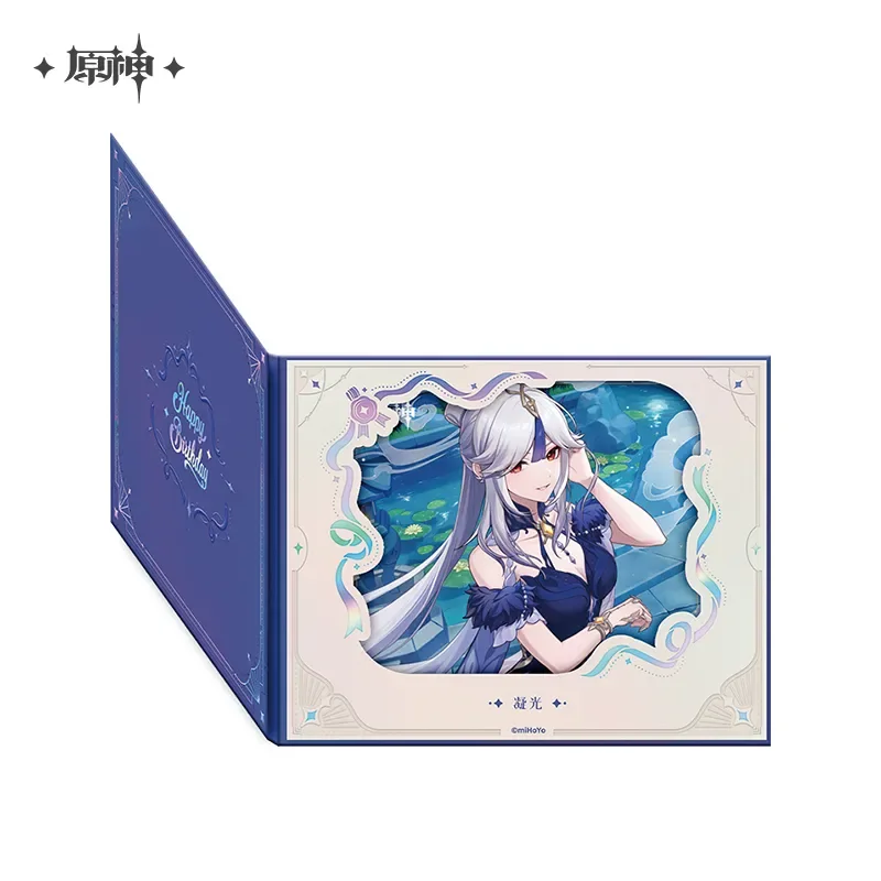 Genshin Impact The Day of Destiny Series Flip Page Window Shikishi Cardboard 2025 - Image 47