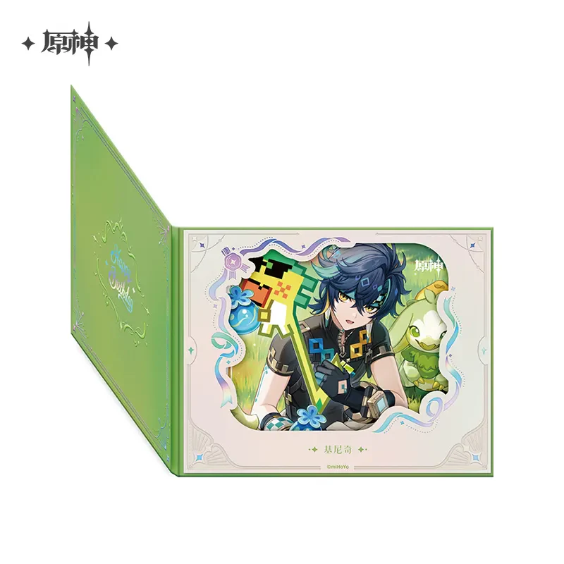 Genshin Impact The Day of Destiny Series Flip Page Window Shikishi Cardboard 2025 - Image 76