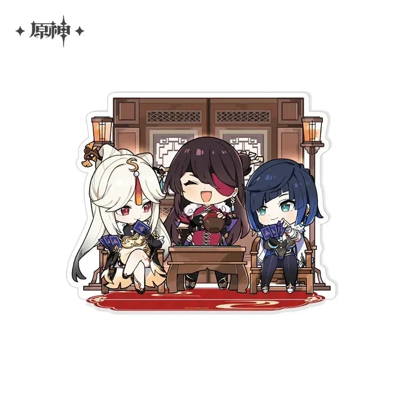 Genshin Impact The Exquisite Night Chimes Series Chibi Character Merch - Image 11