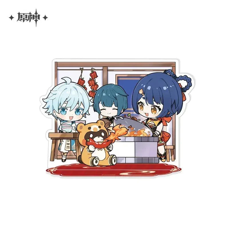 Genshin Impact The Exquisite Night Chimes Series Chibi Character Merch - Image 5