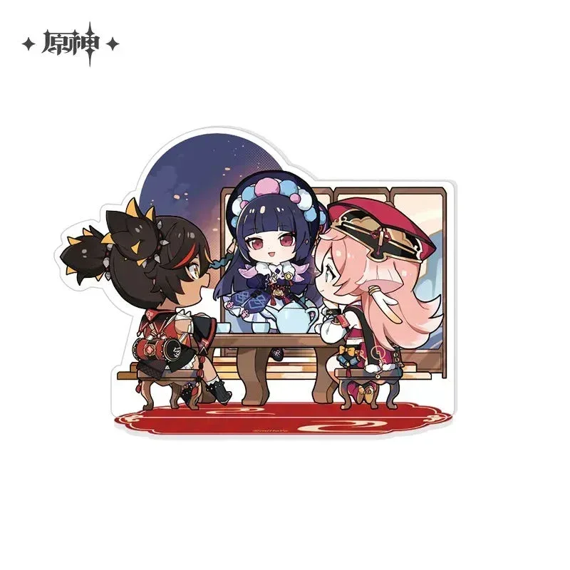 Genshin Impact The Exquisite Night Chimes Series Chibi Character Merch - Image 8