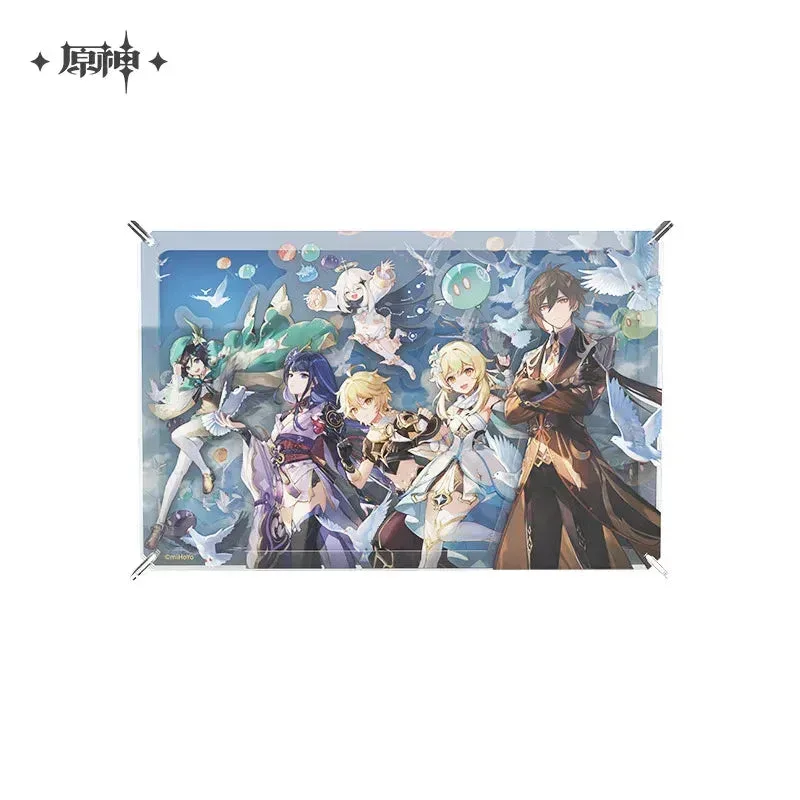 Genshin Impact Theme Series Puzzle Acrylic Collection Painting - Image 3