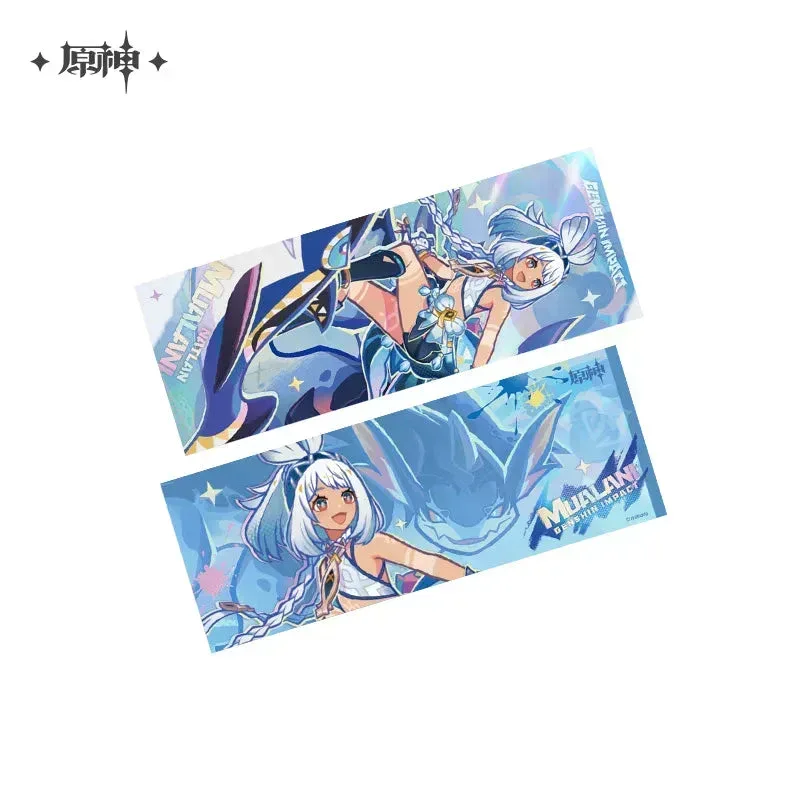 Genshin Impact Traces of Artistry Series Acrylic Badge Stand Laser Ticket - Image 12