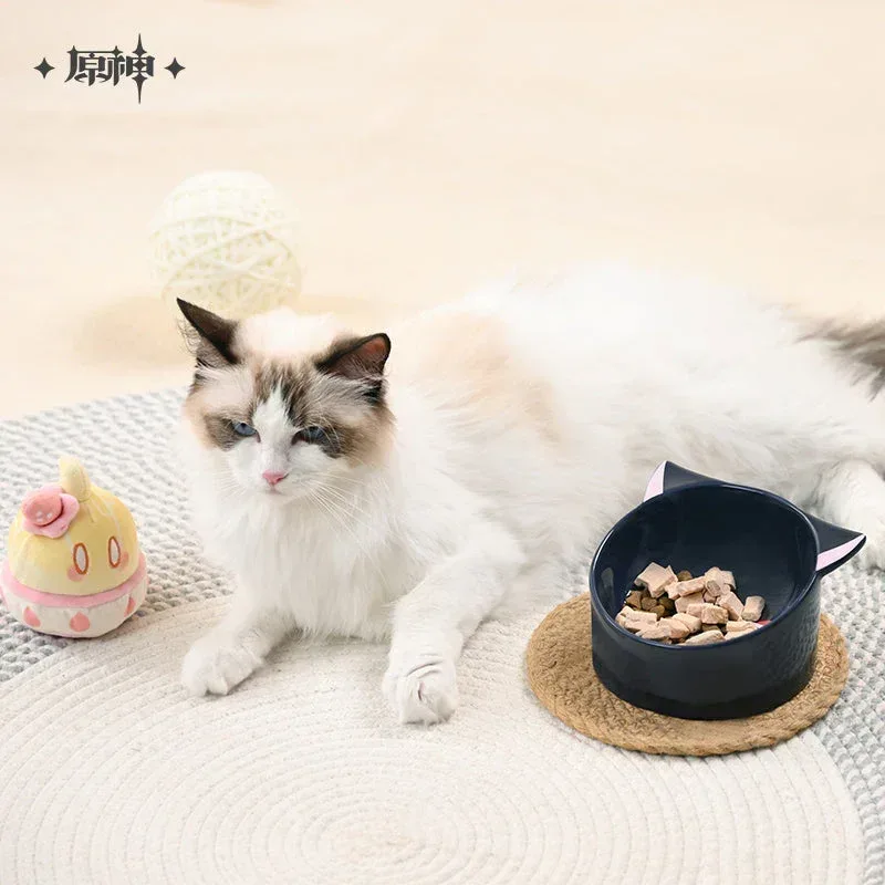 Genshin Impact Wanderer Meow Home Theme Series Ceramic Pet Bowl - Image 3