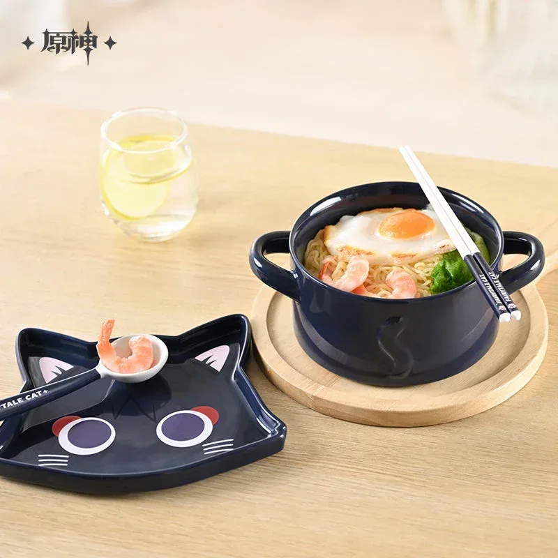 Genshin Impact Wanderer Meow Home Theme Series Ceramic Tableware Set - Image 3