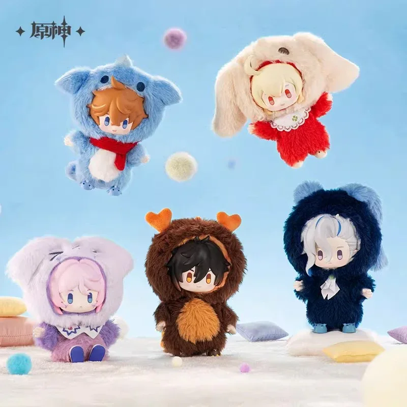 Genshin Impact Winter Nesting Series Plush Keychain