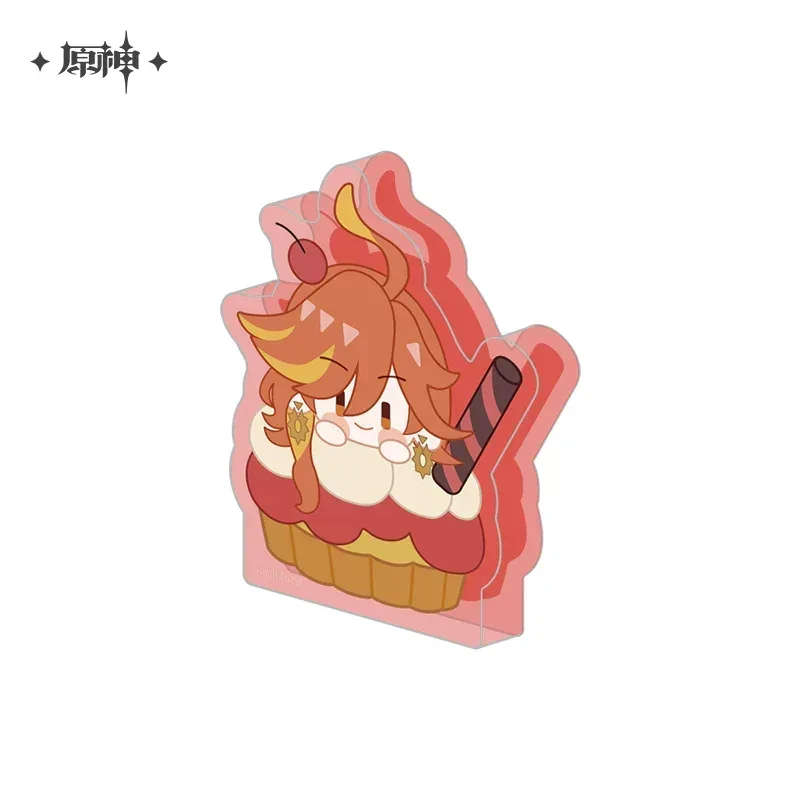 Genshin Impact Wondrous Travels Series Mavuika Thick Acrylic Ornament (Not For Sale) - Image 2