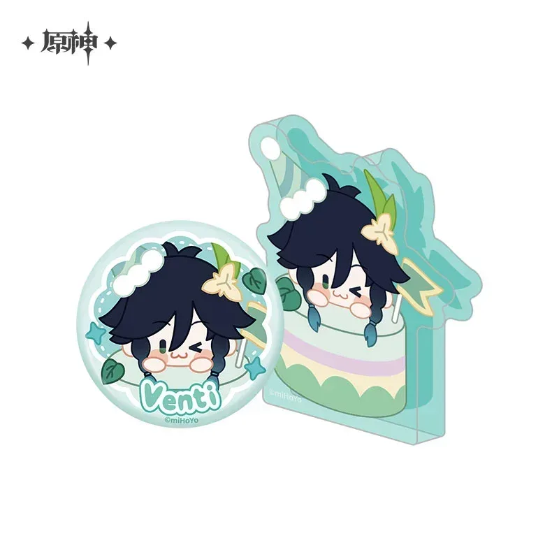 Genshin Impact Wondrous Travels Series Venti Badge (Not For Sale)