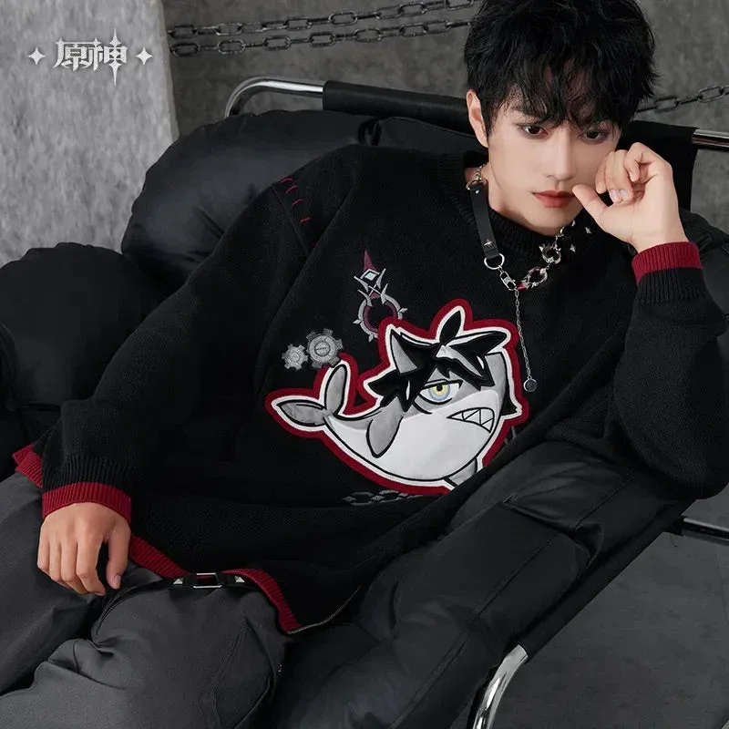 Genshin Impact Wriothesley Theme Impression Series Knitted Sweater - Image 5