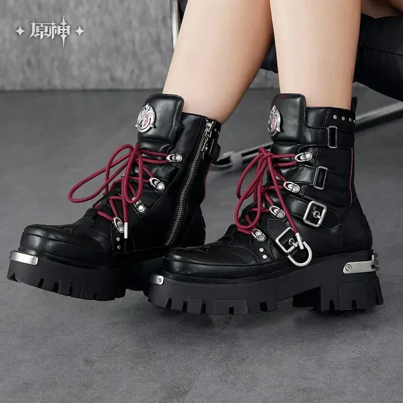 Genshin Impact Wriothesley Theme Impression Series Mid-calf Boots - Image 3