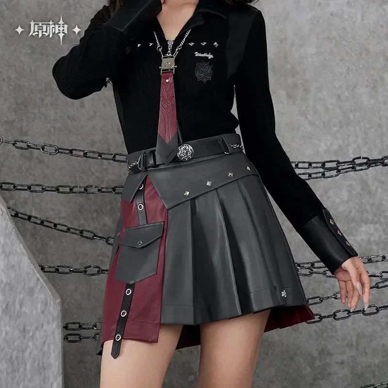 Genshin Impact Wriothesley Theme Impression Series Pleated Skirt - Image 4