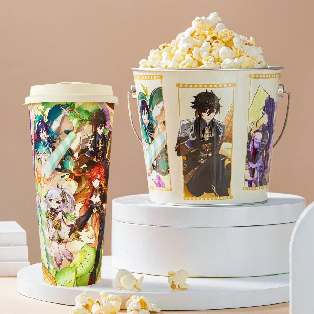 Genshin Impact x Wanda Film "Magic Screen Journey: A Date with Light and Shadow" Popcorn/Coke Single Meal - Image 3