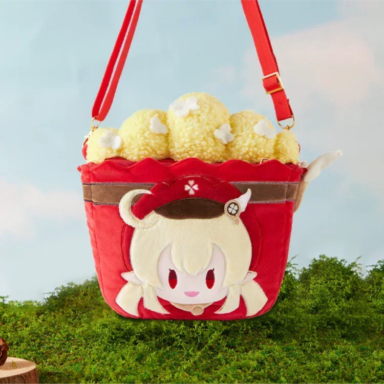 Genshin Impact x Wanda Film "Magic Screen Journey: A Date with Light and Shadow" Popcorn Plush Itabag - Image 6
