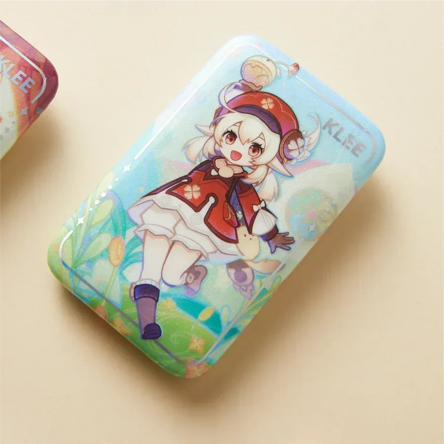 Genshin Impact x Wanda Film "Magic Screen Journey: A Date with Light and Shadow" Square Pin Badge - Image 2