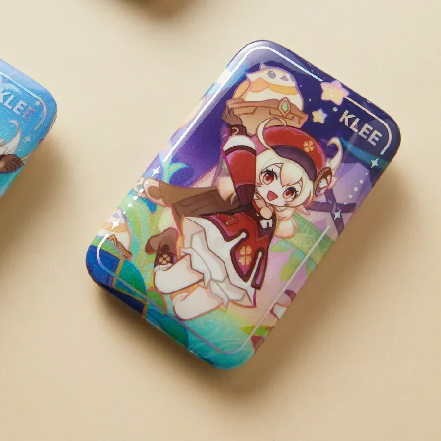 Genshin Impact x Wanda Film "Magic Screen Journey: A Date with Light and Shadow" Square Pin Badge - Image 4