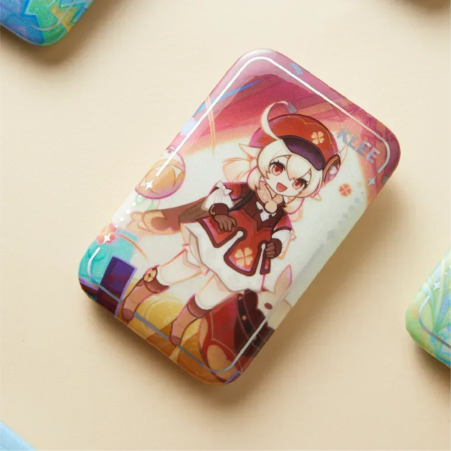 Genshin Impact x Wanda Film "Magic Screen Journey: A Date with Light and Shadow" Square Pin Badge - Image 6