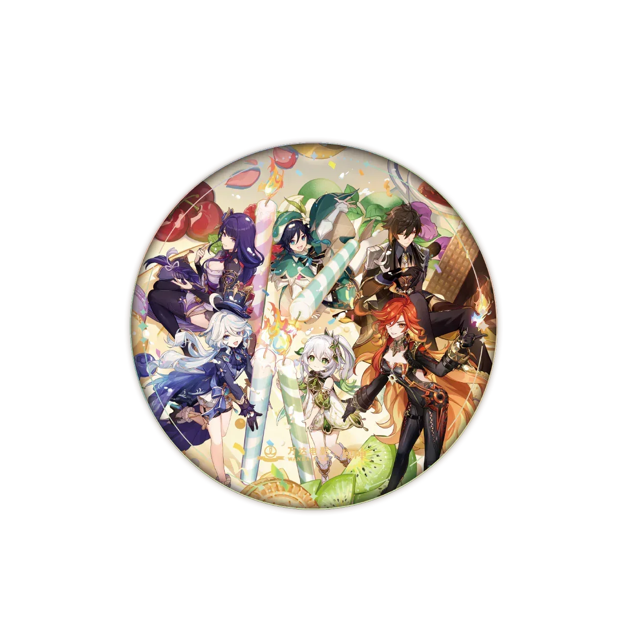 Genshin Impact x Wanda Film "Magic Screen Journey: A Date with Light and Shadow" Supersize Commemorative Badge - Image 5