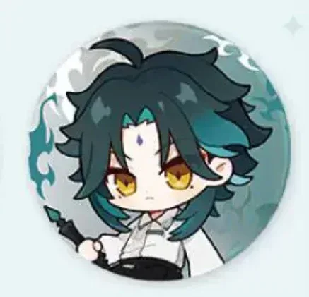 Genshin Impact Xiao Theme Impression Series Badge Workwear Ver.2 (Not For Sale) - Image 2